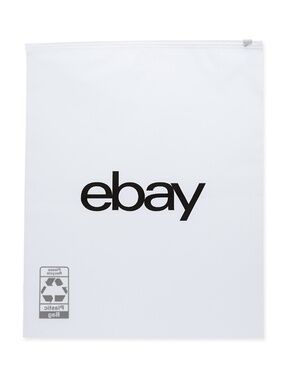 Ebay 10" x 12.5" Frosted Zipper Clothing Bag 50 Count